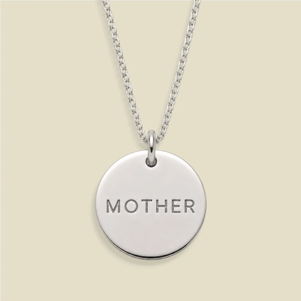 Mother Disc Necklace