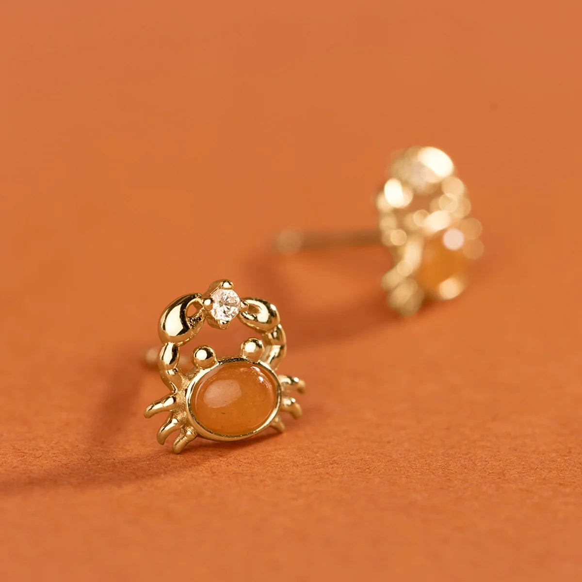 Crab Stud Earrings | Final Sale