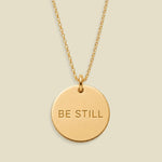 Be Still Disc Necklace