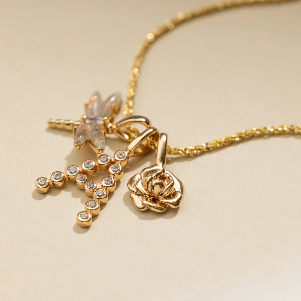 November Birth Flower Charm