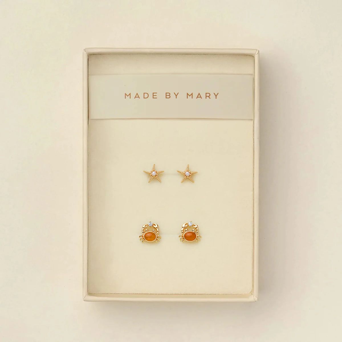 Low Tide Crab Stud Earrings Set | Final Sale