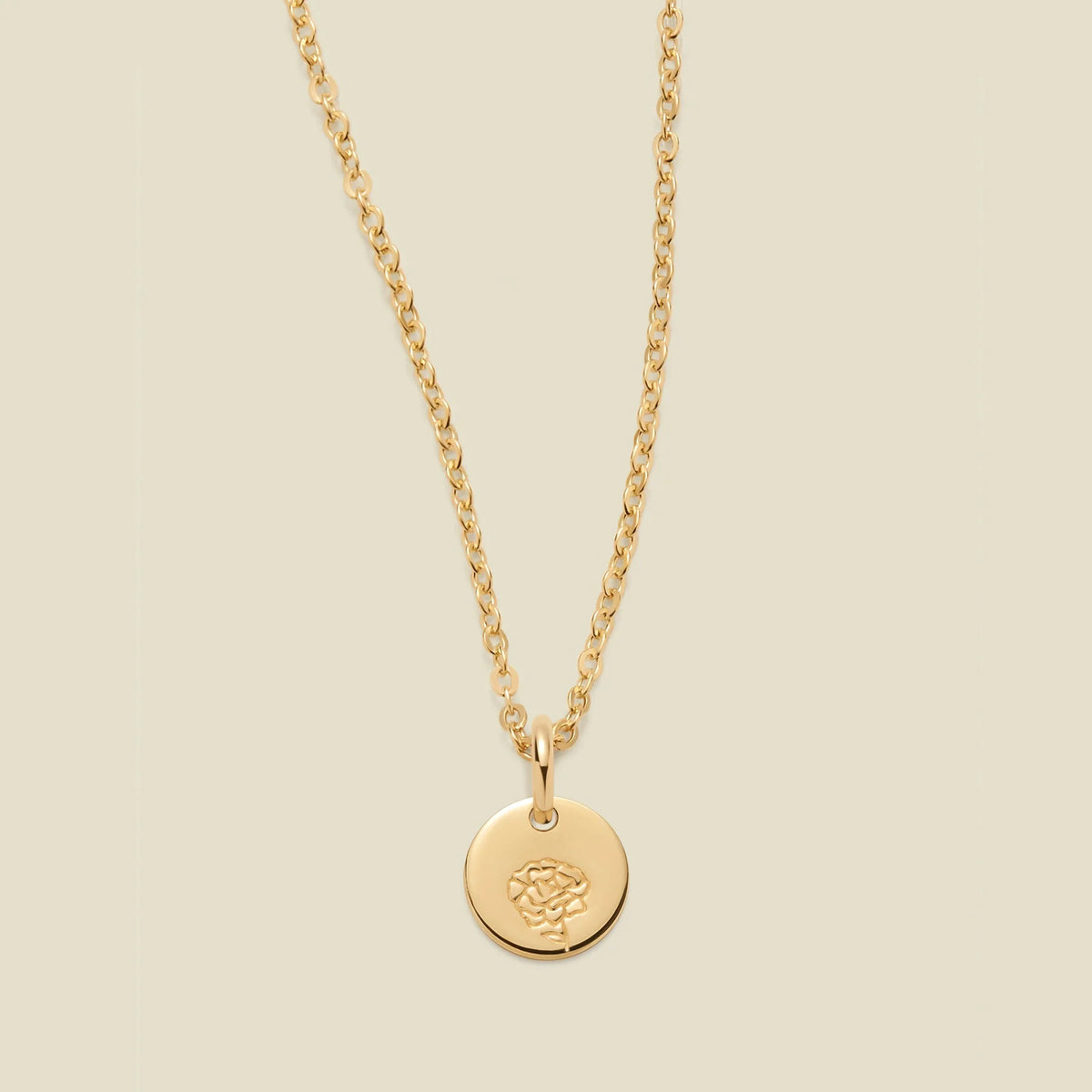 January Birth Flower Necklace