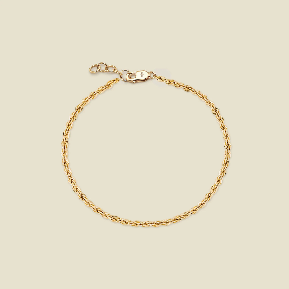 French Rope Chain Bracelet