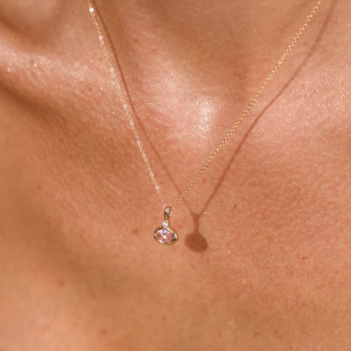 October Oval Birthstone Charm