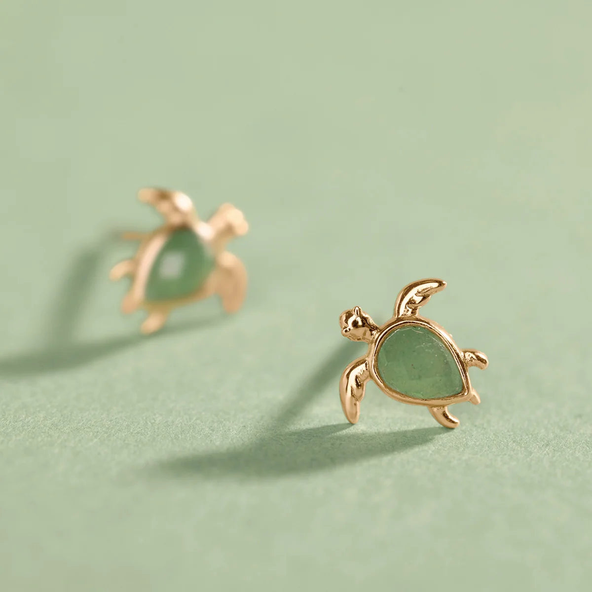 Turtle Stud Earrings | Final Sale