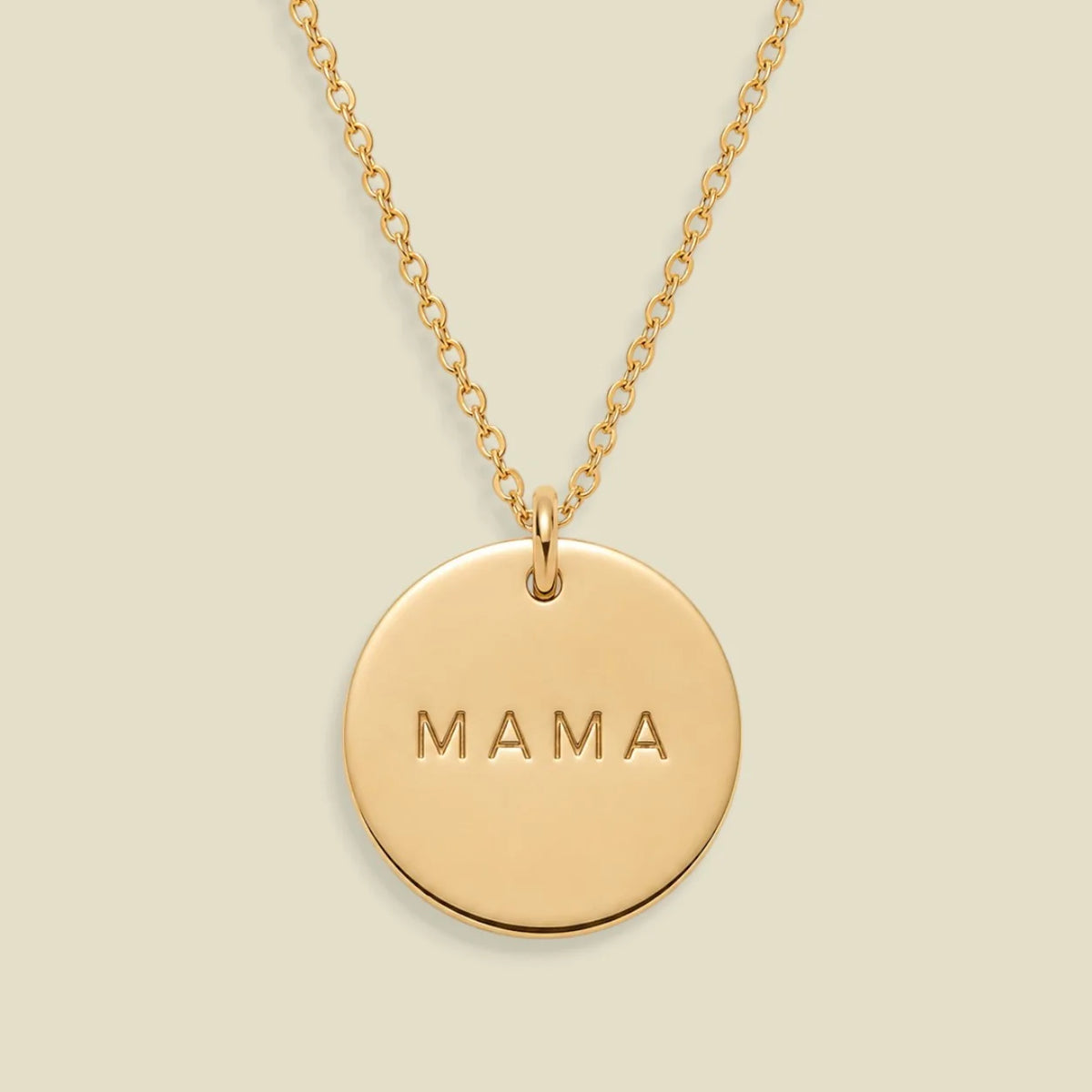 Mama Disc Necklace