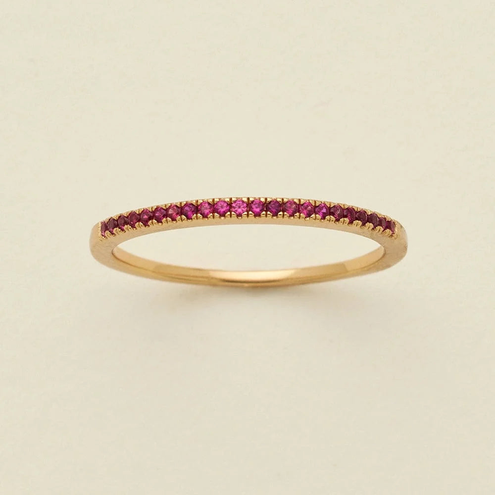 July Birthstone Stacking Ring