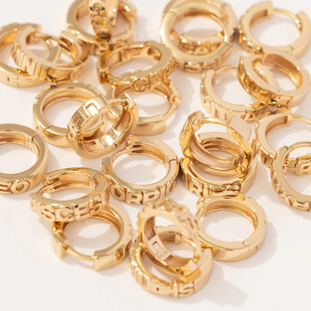 Scorpio Huggie Hoop Earrings | Final Sale
