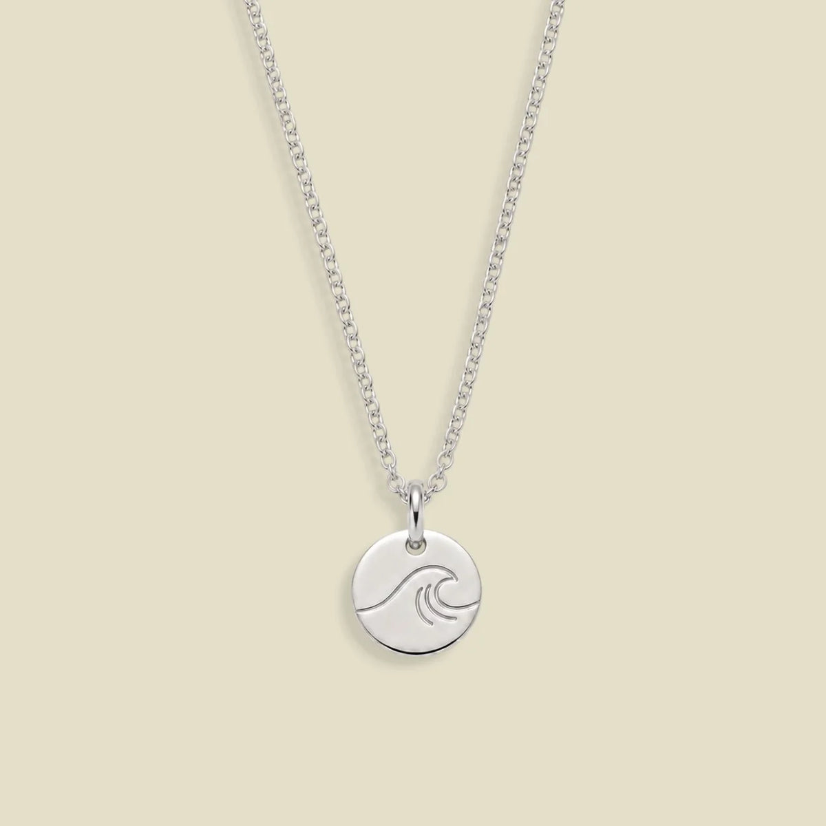 The Wave Disc Necklace