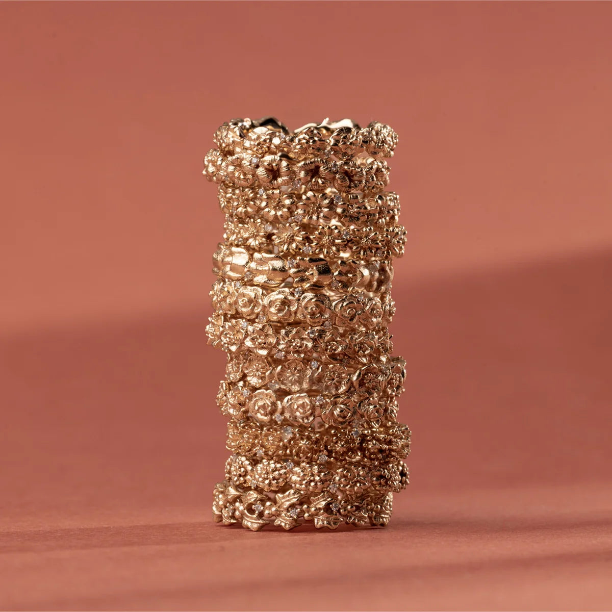 May CZ Birth Flower Eternity Ring