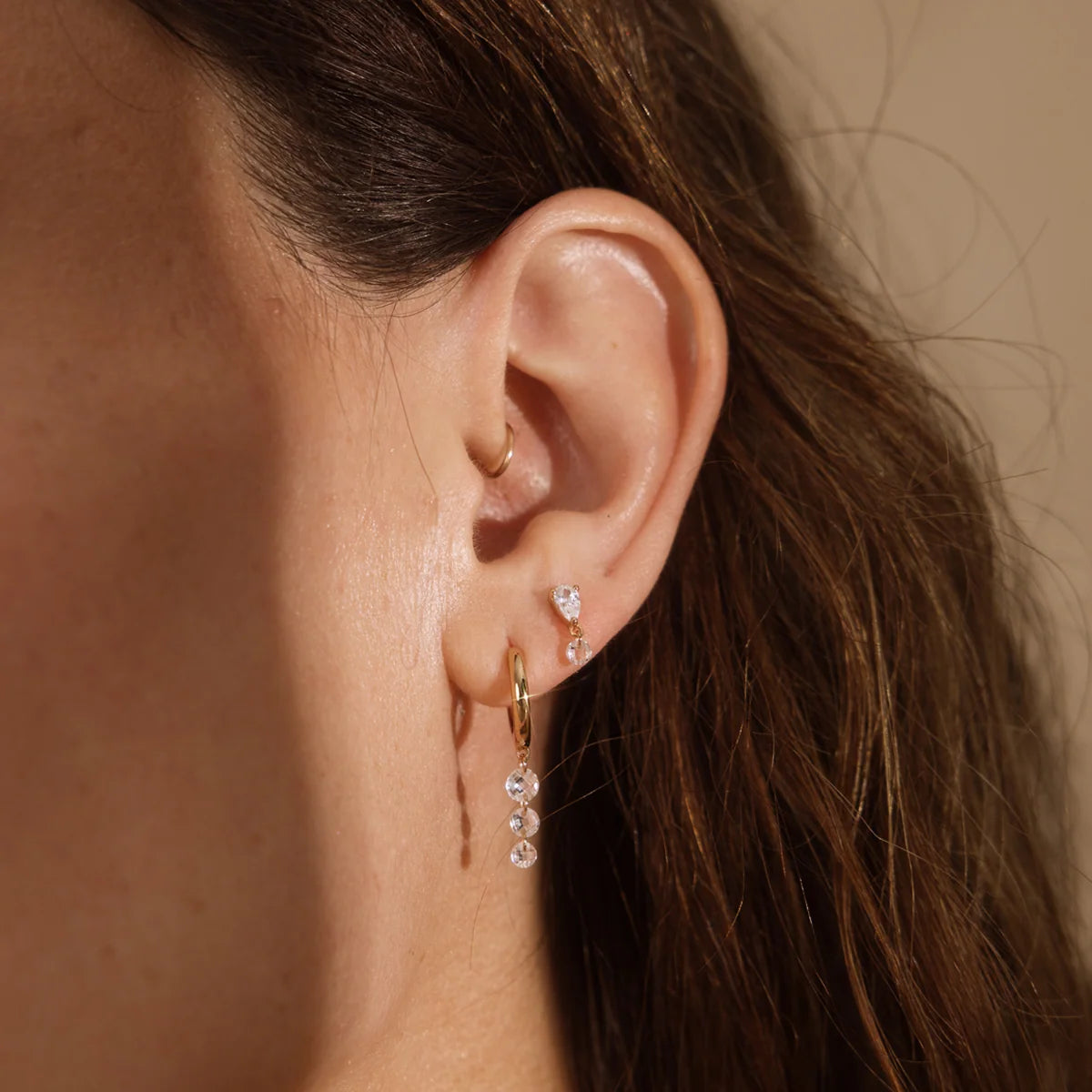 Dew Drop Stud Earrings | Final Sale