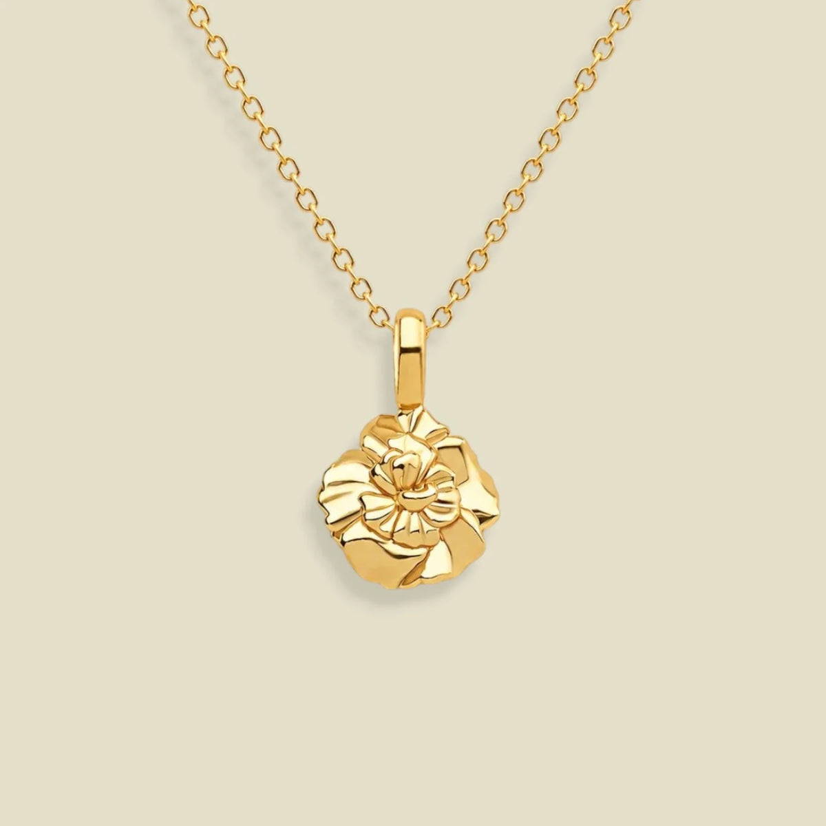 January Birth Flower Charm Necklace