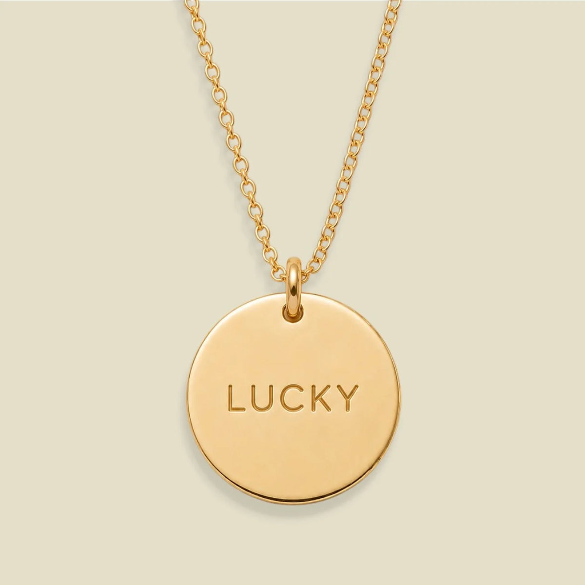 Lucky Disc Necklace