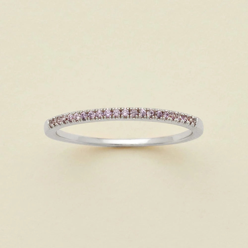 June Birthstone Stacking Ring