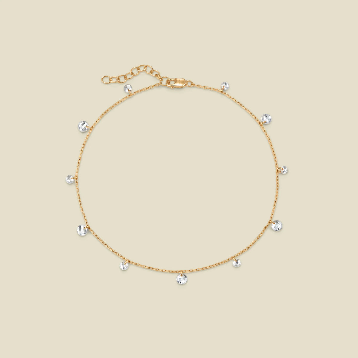 Dew Drop Floating Anklet | Final Sale