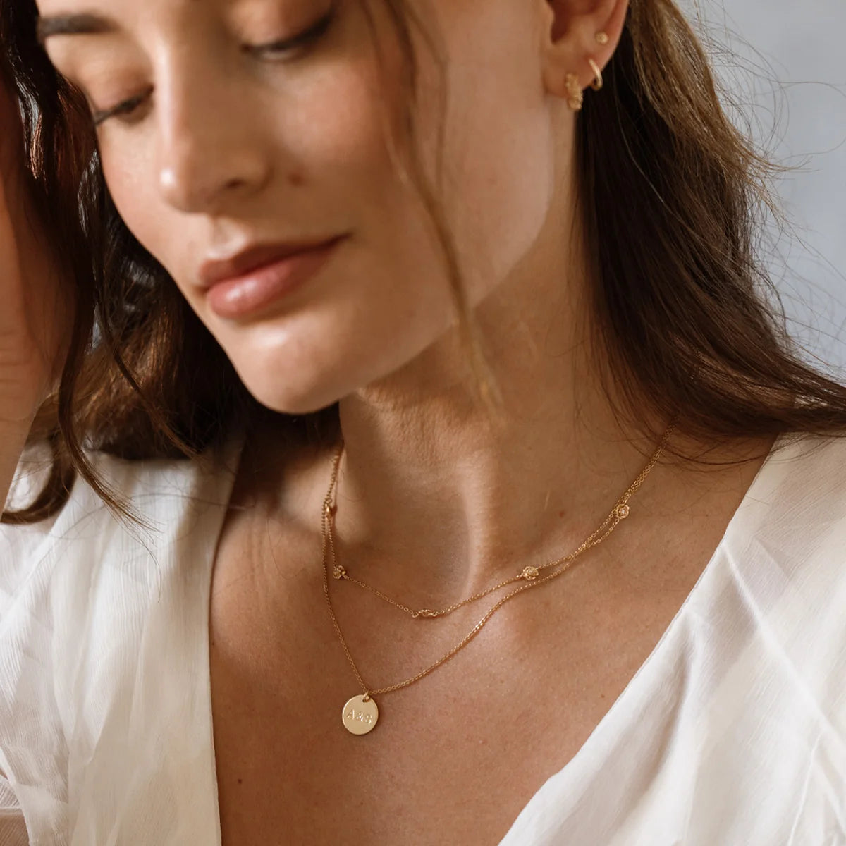 Love Disc Necklace