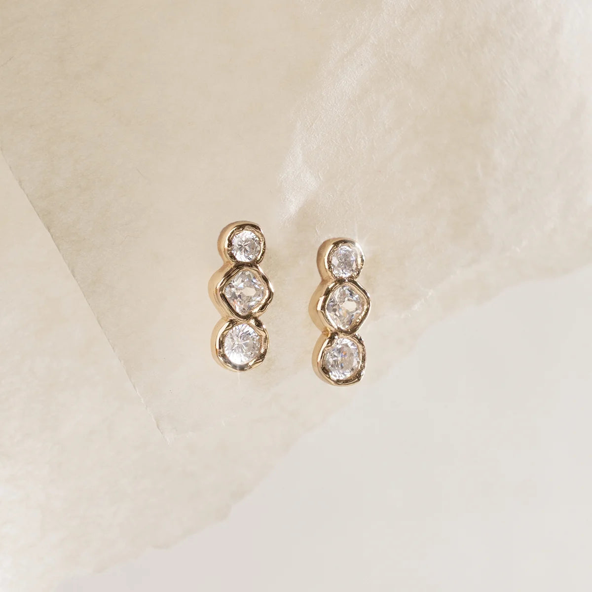 Tova Triple Stud Earrings