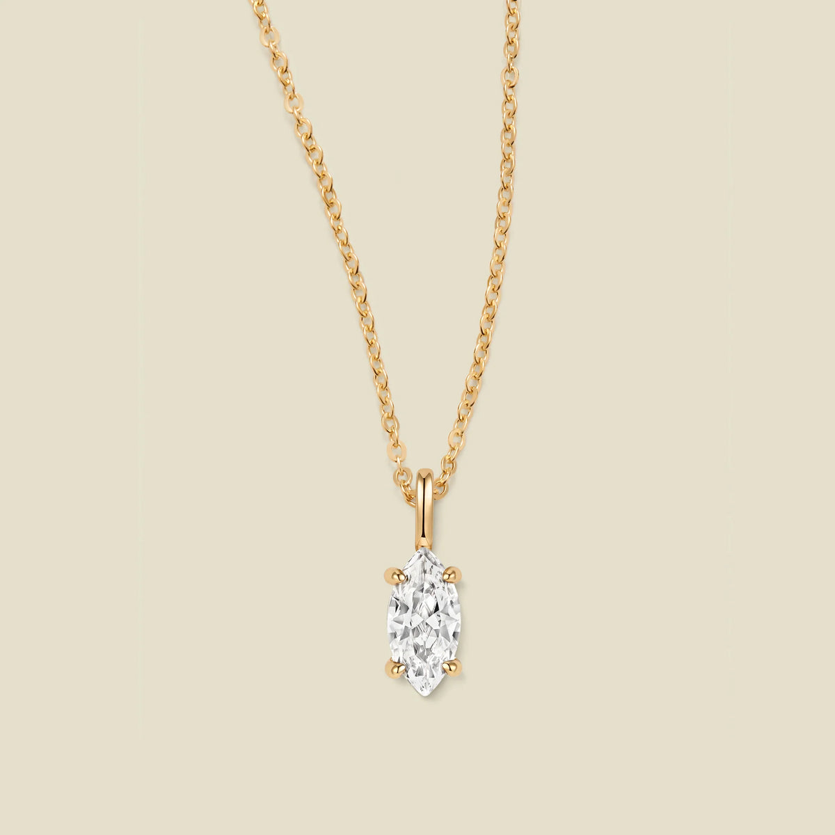 Marquise Charm Necklace